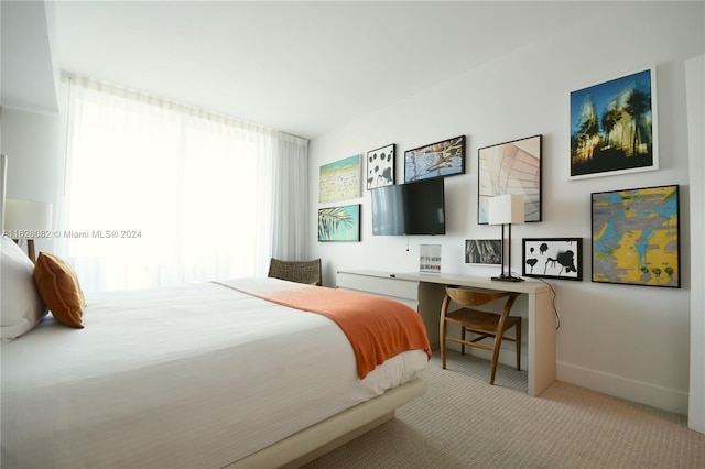 bedroom featuring carpet floors