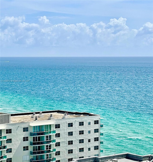 view of water feature