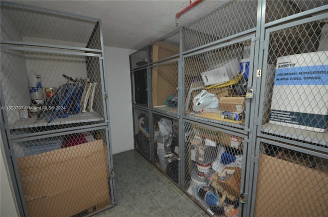 view of storage room