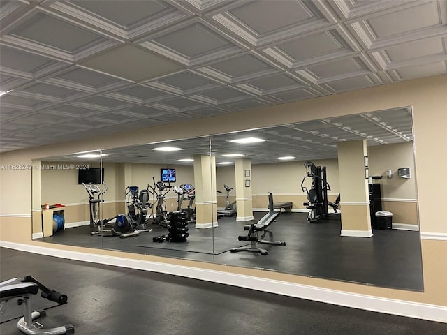 view of exercise room