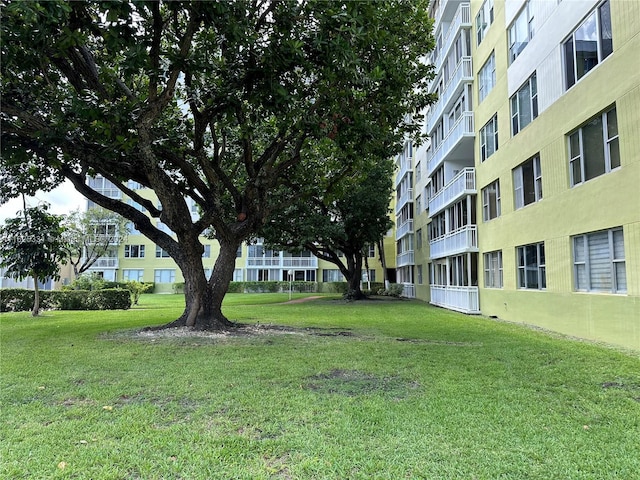 surrounding community featuring a lawn