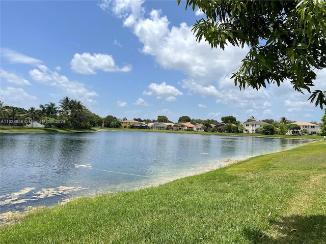 view of water feature