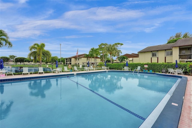 view of pool