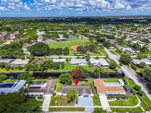 551 NW 42nd Ave, Coconut Creek, FL 33066 - aerial view with a residential view