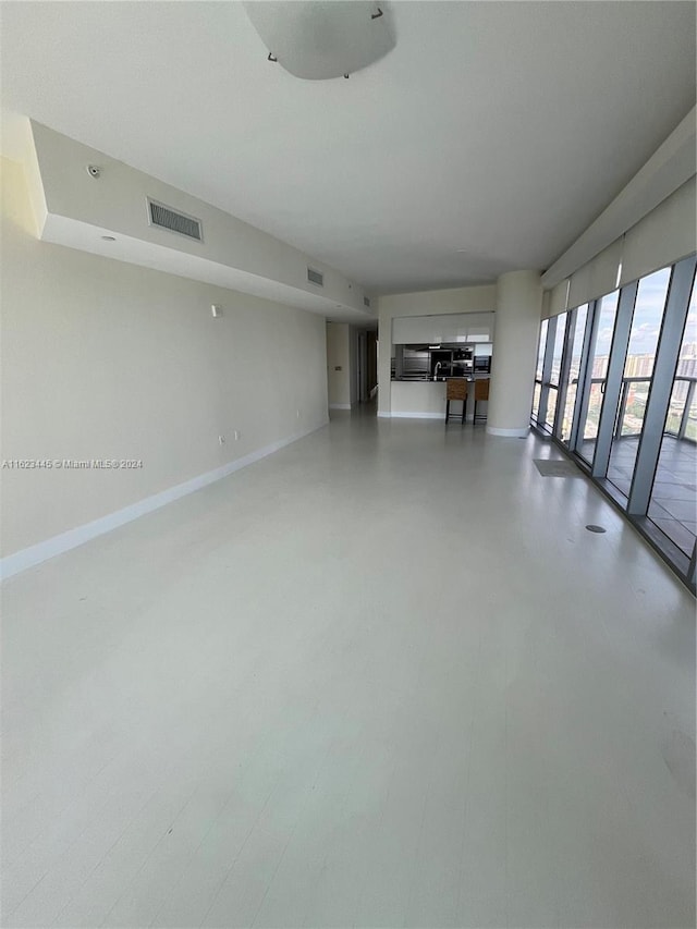 view of unfurnished living room