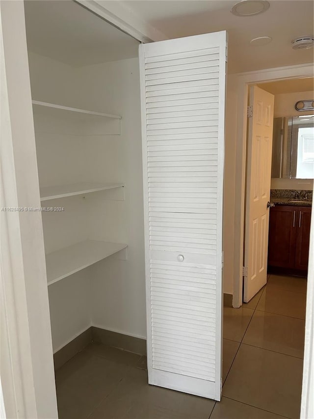 view of closet