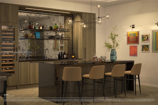 1180 Hillsboro Mile Unit 205-I, Hillsboro Beach, FL 33062 - view of indoor wet bar