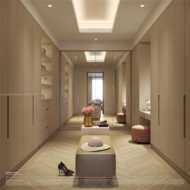 1180 Hillsboro Mile Unit 205-I, Hillsboro Beach, FL 33062 - hallway with a tray ceiling