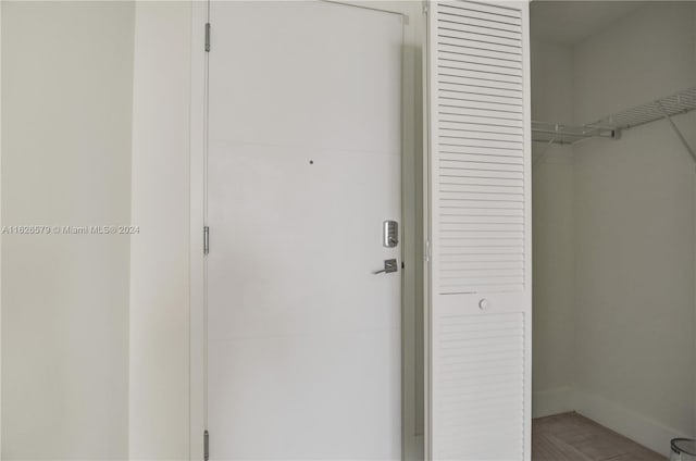 view of closet