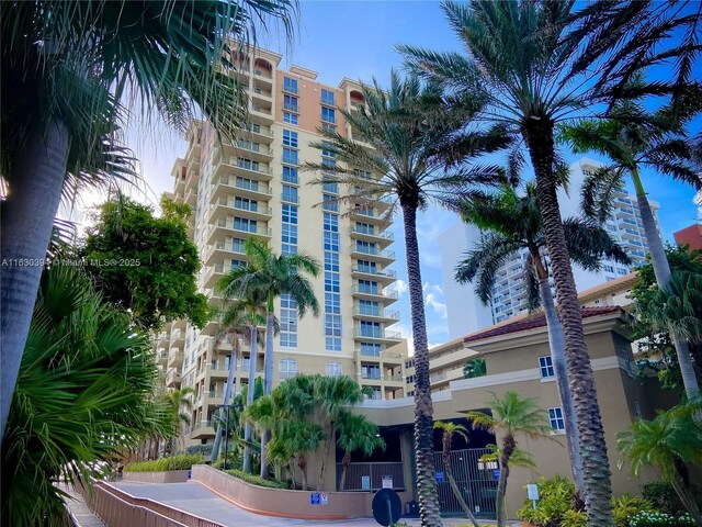 view of property with a water view