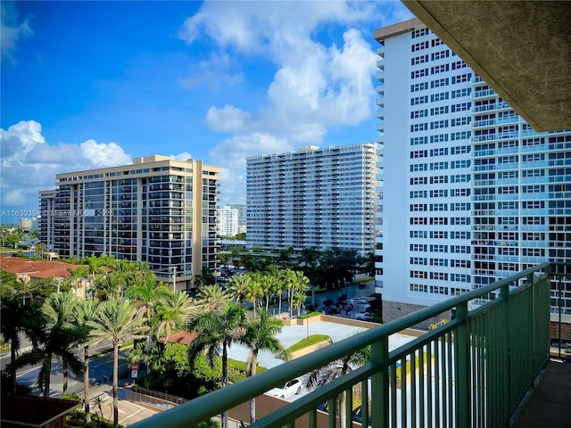2080 S Ocean Dr Unit 701, Hallandale Beach, FL 33009 - balcony featuring a view of city