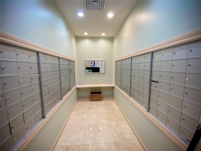2080 S Ocean Dr Unit 701, Hallandale Beach, FL 33009 - view of property's community with mail area and recessed lighting
