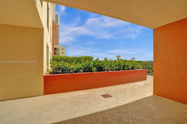 balcony featuring a patio