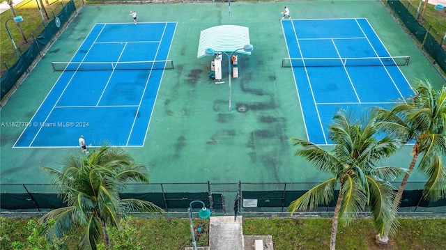 view of sport court