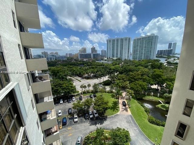 city view with a water view