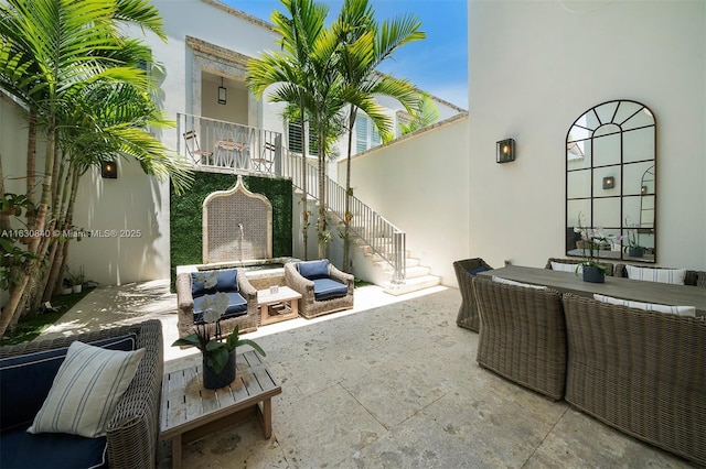 view of patio / terrace with outdoor lounge area