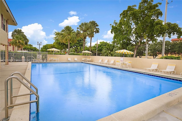 view of pool