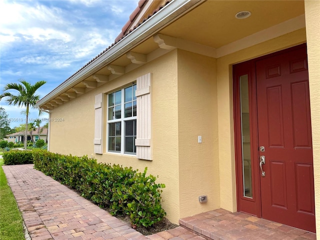 view of entrance to property