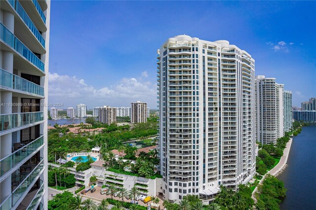 view of property featuring a water view