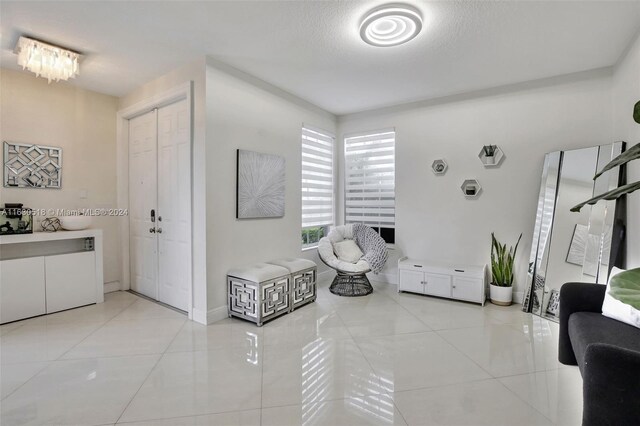 bathroom with tile patterned flooring