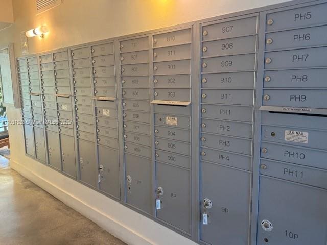 view of property's community with mail boxes