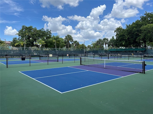 view of sport court