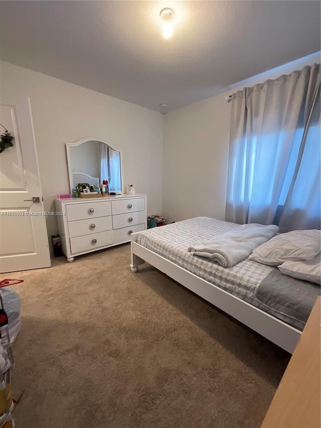 bedroom featuring carpet flooring