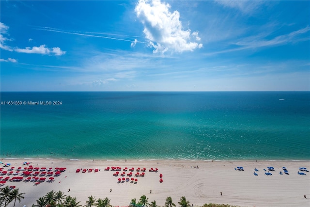 water view with a beach view