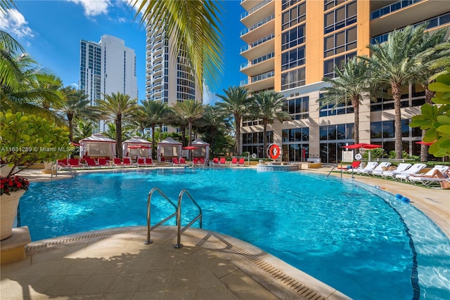 view of swimming pool