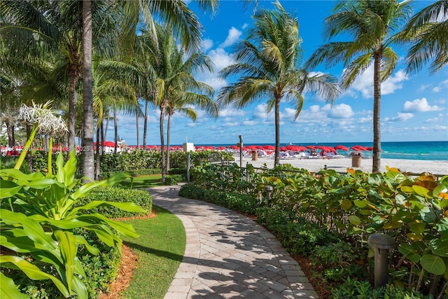 17749 Collins Ave Unit 1802, Sunny Isles Beach, FL 33160 - view of home's community with view of water and beach