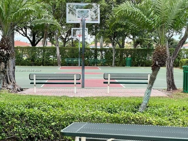 view of sport court