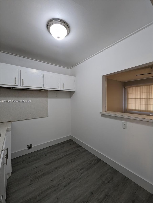 washroom featuring dark hardwood / wood-style flooring