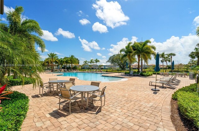 4414 Ficus St, Hollywood, FL 33021 - community pool with a patio area