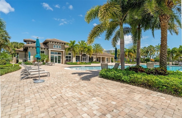 4414 Ficus St, Hollywood, FL 33021 - pool featuring a patio area