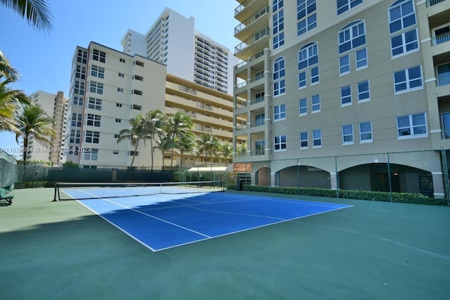 view of tennis court