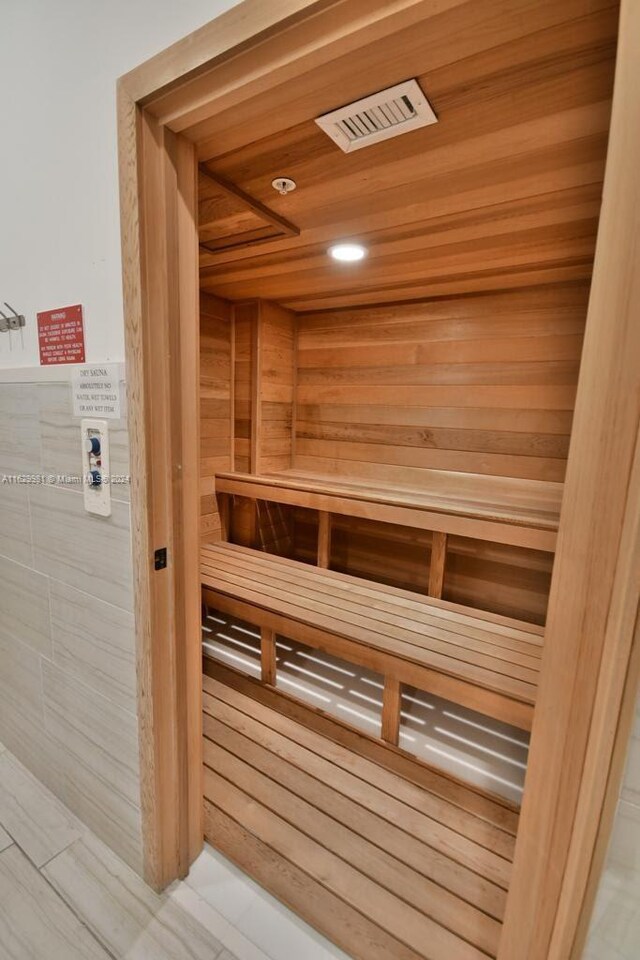 view of sauna / steam room