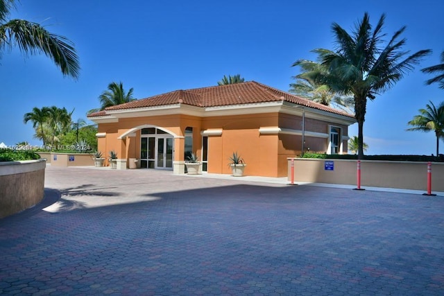 view of rear view of property