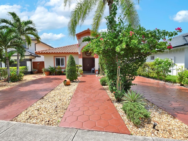 view of mediterranean / spanish-style house