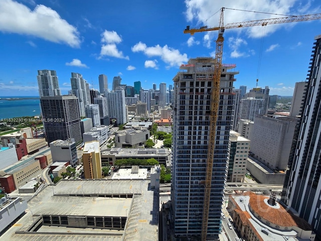 city view featuring a water view