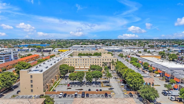 aerial view featuring a view of city