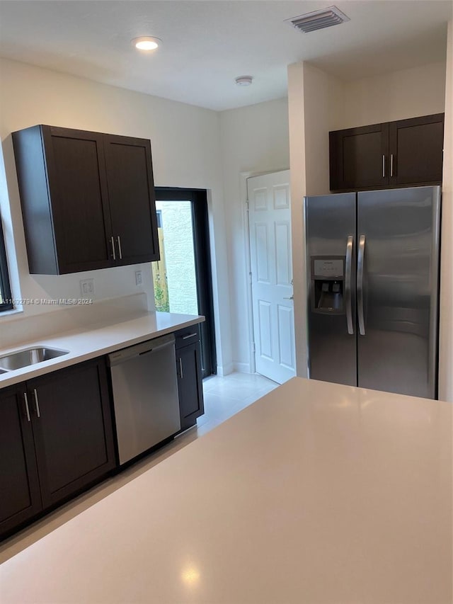 kitchen featuring appliances with stainless steel finishes and sink