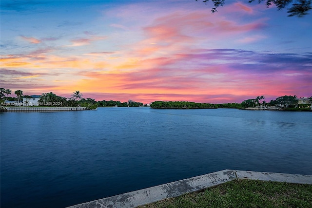 property view of water