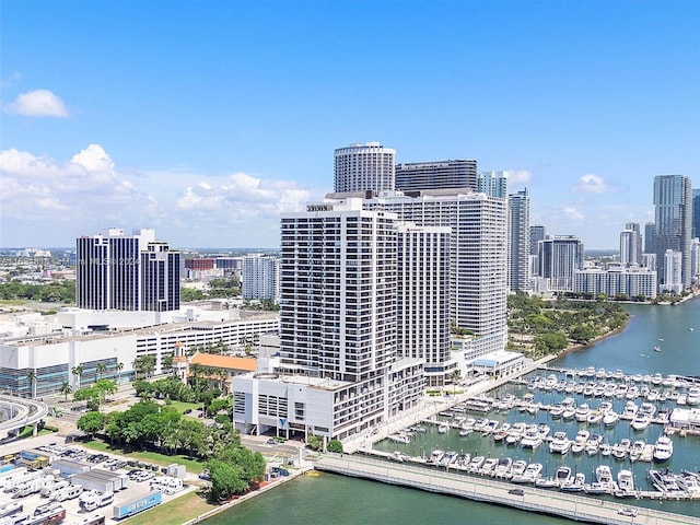 city view featuring a water view