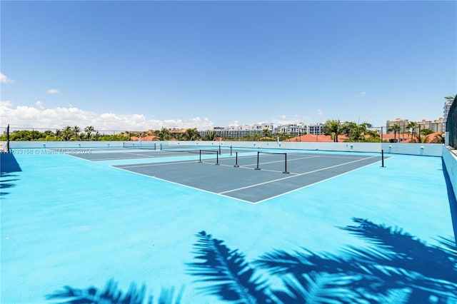 view of sport court