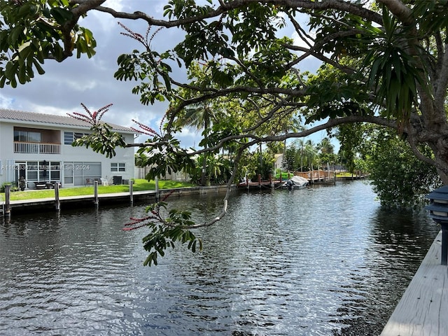 property view of water