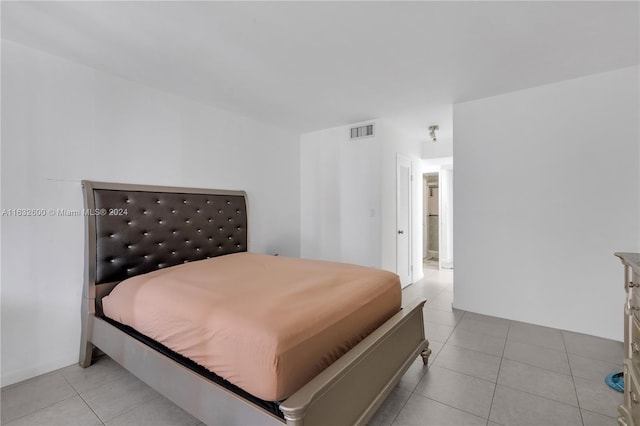 view of tiled bedroom