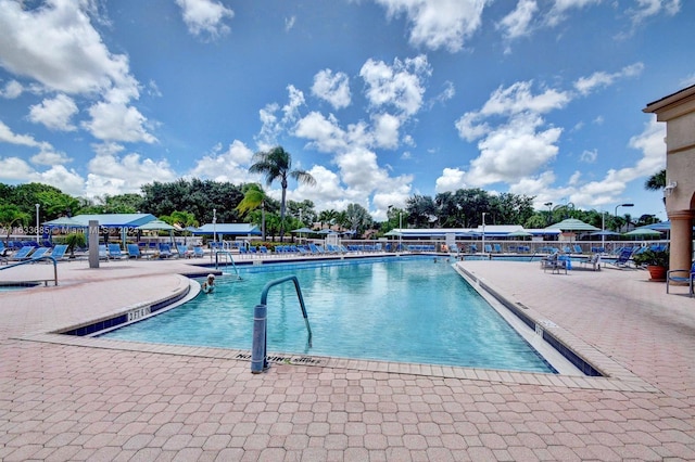 view of pool