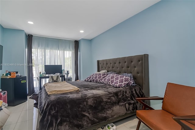 216 SW 6th St, Hallandale Beach, FL 33009 - bedroom with light tile patterned floors and recessed lighting