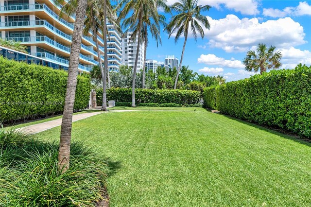 5757 Collins Ave Unit 801, Miami Beach, FL 33140 - view of green lawn