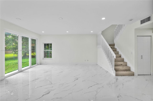 view of unfurnished living room